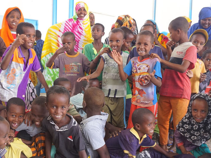 Group of children in Djibouti