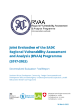 SADC Regional Vulnerability Assessment and Analysis Programme: Joint Evaluation