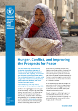 Hunger, Conflict, and Improving the Prospects for Peace fact sheet - 2020