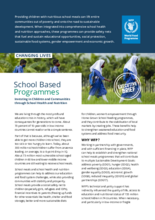 Changing Lives – School Based Programmes